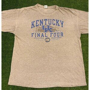 Kentucky Wildcats shirt mens extra large basketball Y2K gray adult unisex V